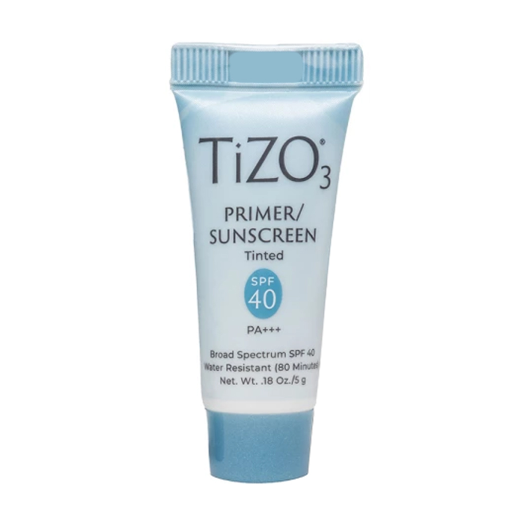 Мінеральний сонцезахисний крем-праймер для обличчя TiZO 3 Facial Primer/Sunscreen Tinted SPF 40 PA+++ з відтінком, 5 г