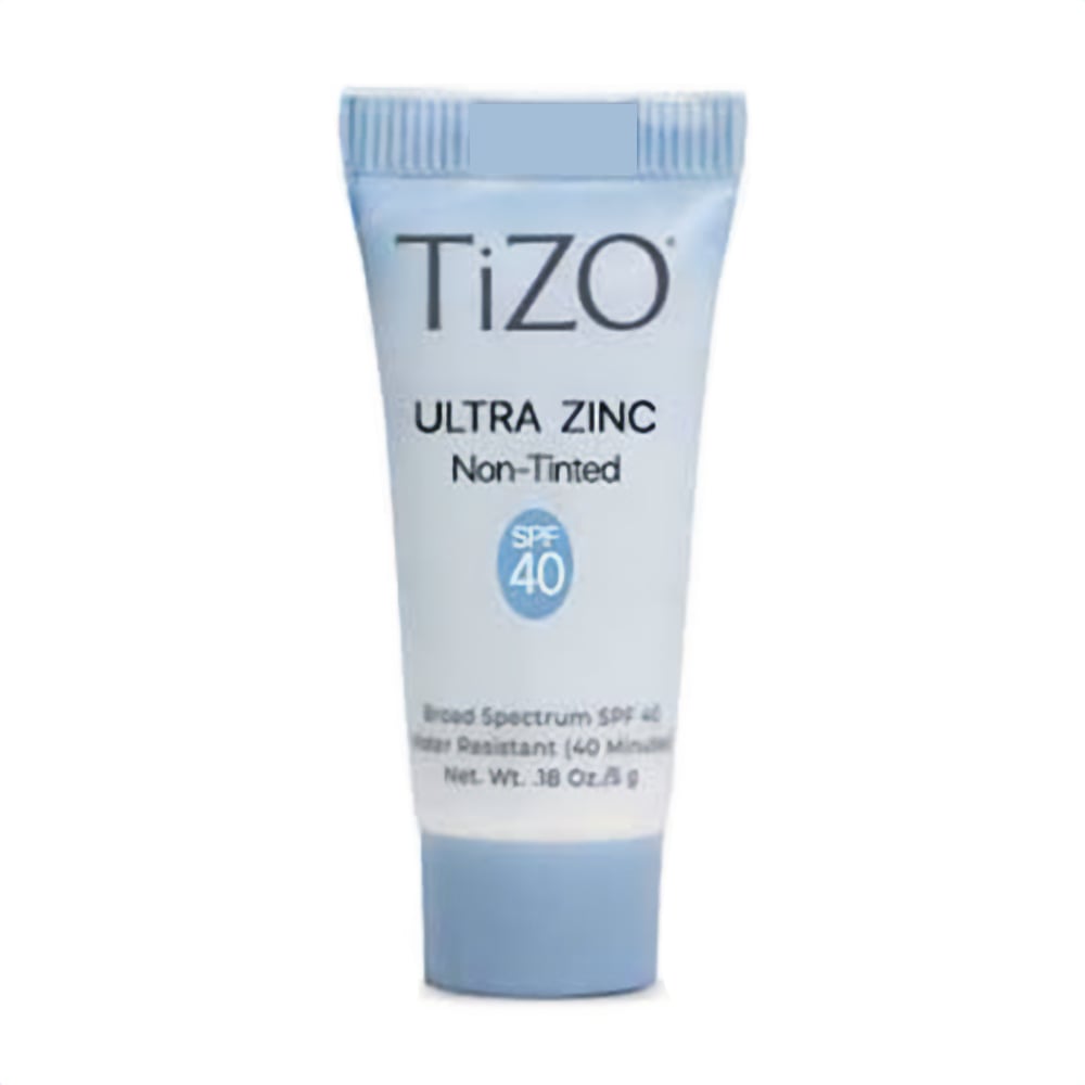 Уцінка! Мінеральний сонцезахисний крем для обличчя та тіла TiZO Ultra Zinc Body &amp; Face Non-Tinted SPF 40 без відтінку, 5 г